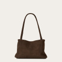 Eva Bag M, brown velvet